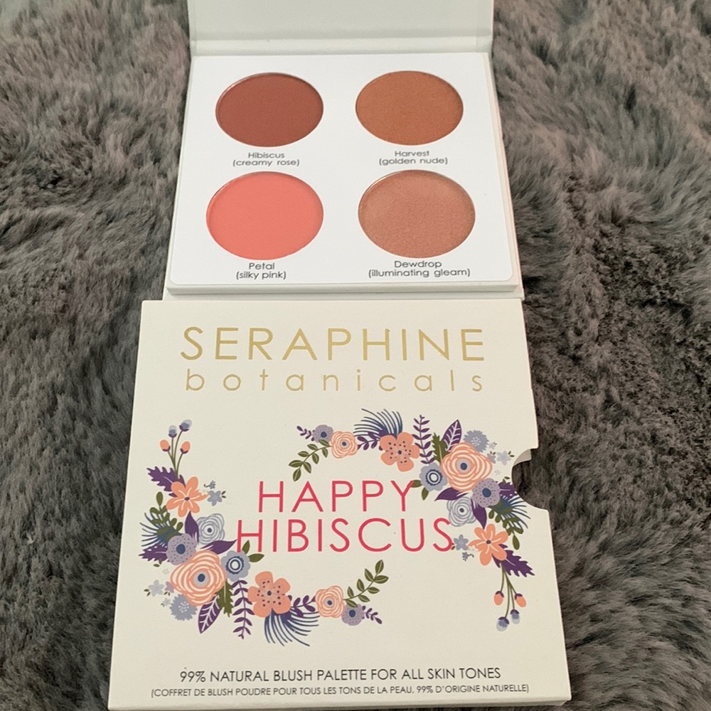 Seraphine Botanicals Happy Hibiscus Blush Palette